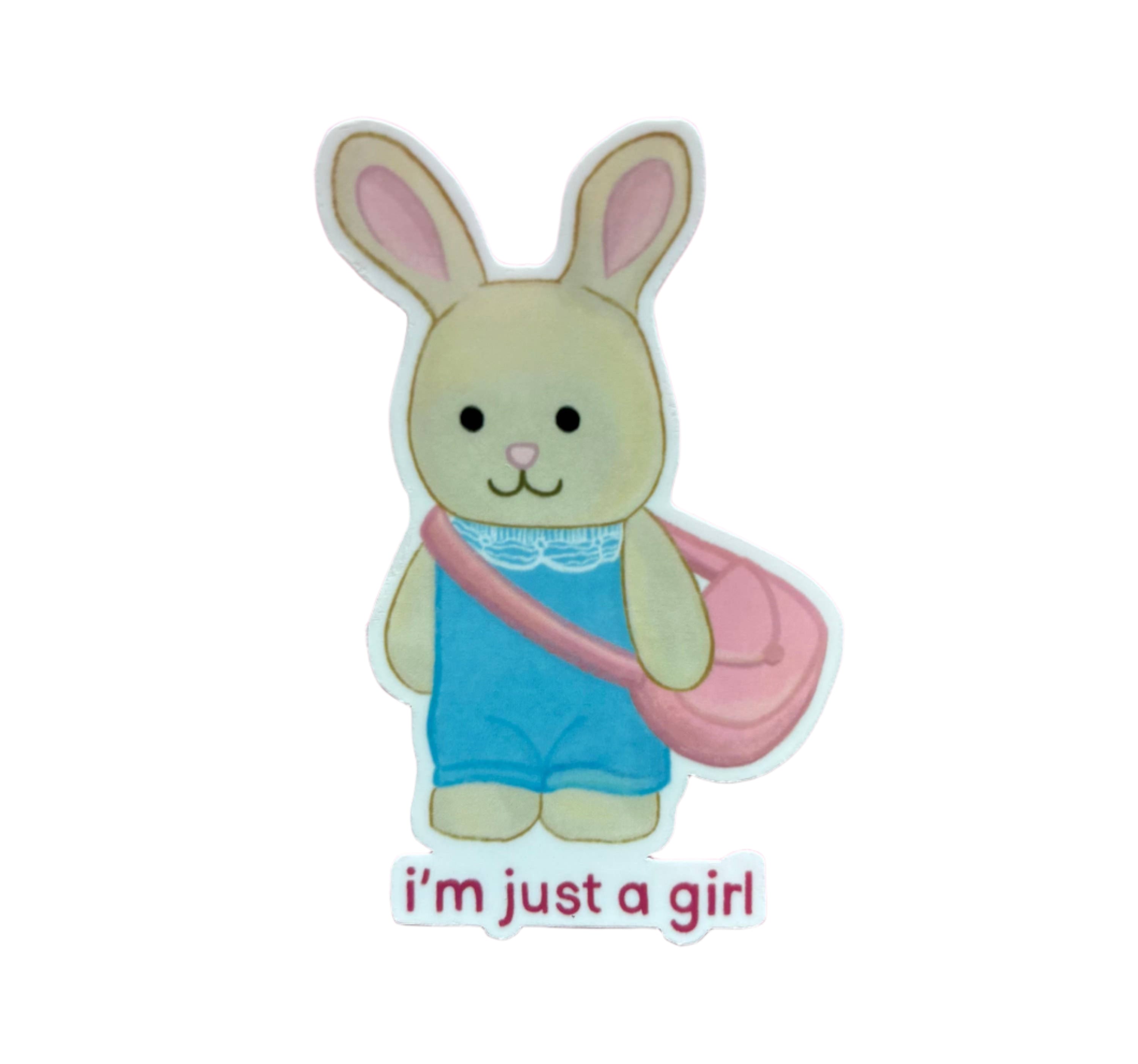 Waterproof calico critter vinyl sticker gift